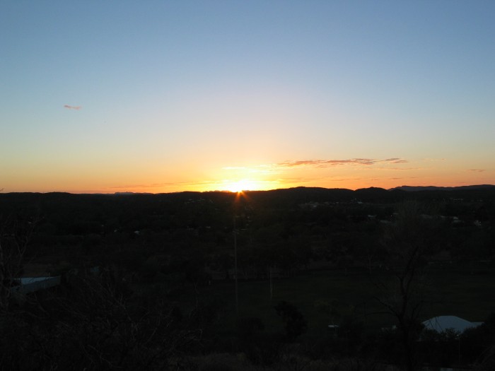 Sunrise on Anzac Hill