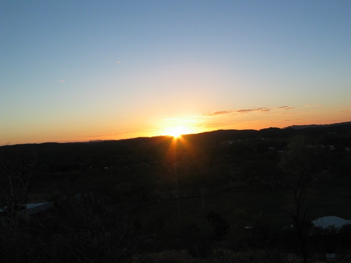 Sunrise on Anzac Hill