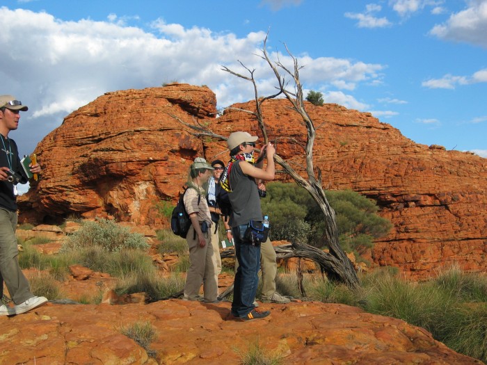 Tourists in Kings Canyon