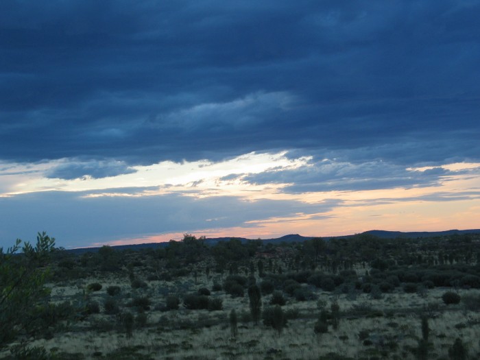 Sunset in Yulara