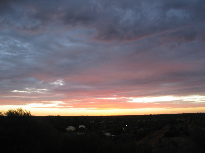 Sunrise in Yulara