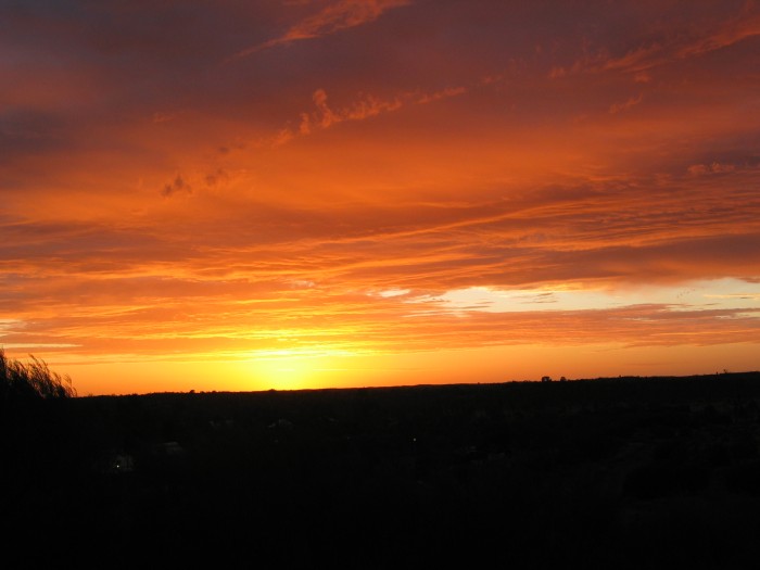 Sunset on Yulara