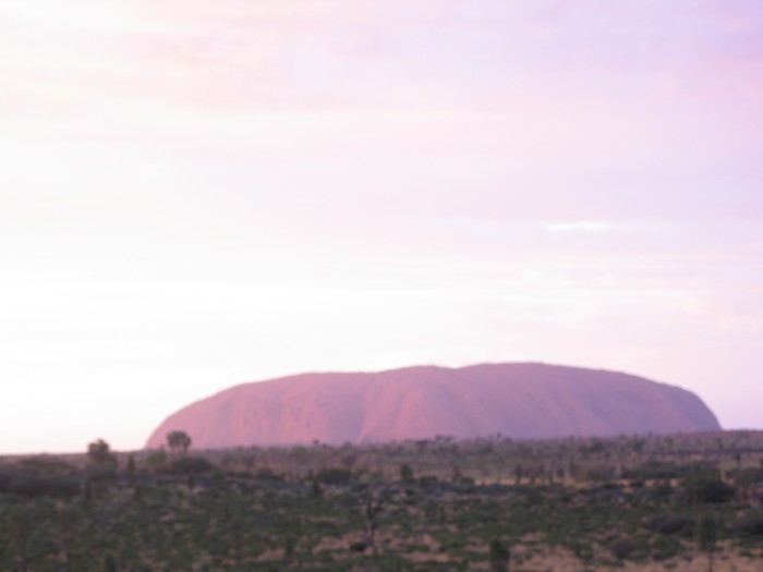 Sunset on Uluru