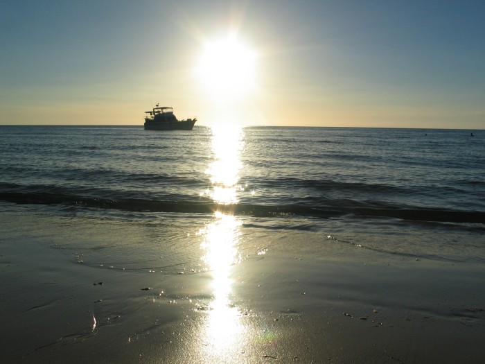 Sunset on Moreton Island