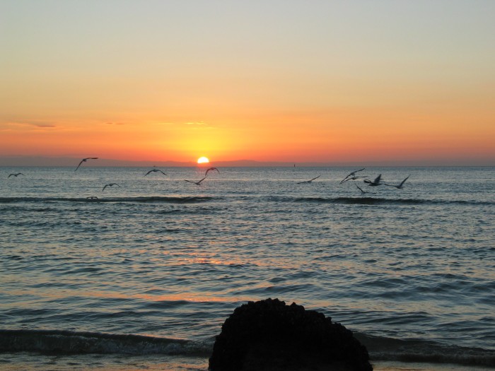 Sunset on Moreton Island