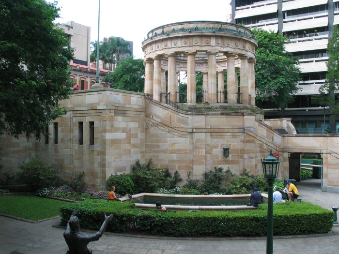 Anzac square in Brisbane