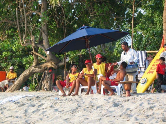 Lifeguard on Kuti Beach