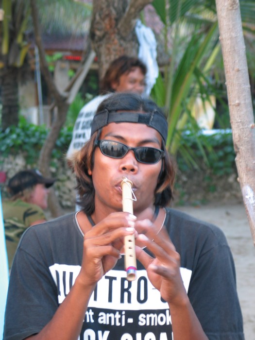 Flute on the beach