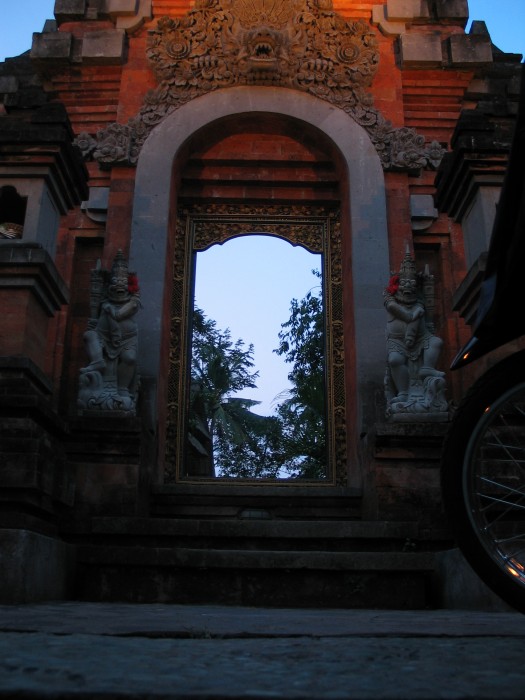 Gate in Peliatan village