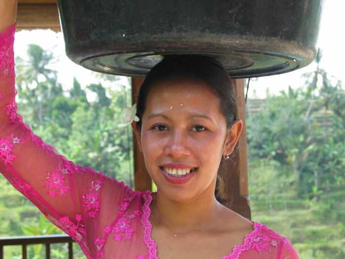 A Balinese girl