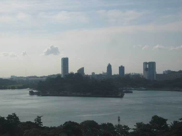 Singapore from cable car